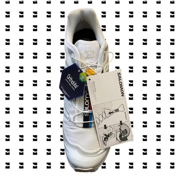 Salomon XT-6 All White 2023 Size 9.5 US M - Picture 7 of 9